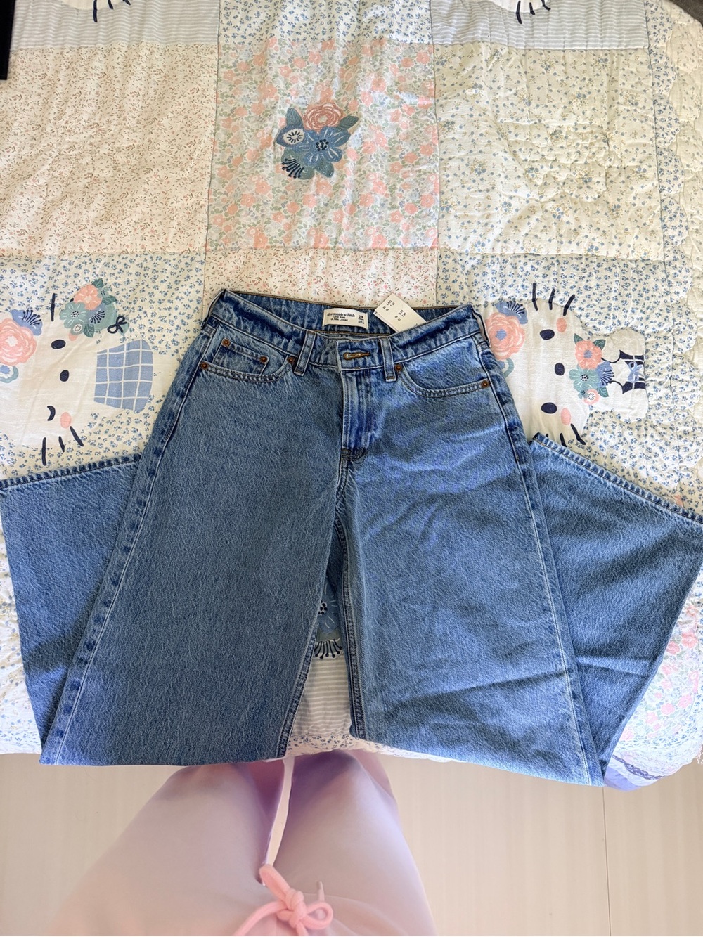 A&F low rise jeans